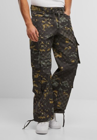 Regular Pantalon cargo 'Aether' Pequs en vert : devant