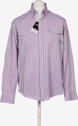 Engbers Button Up Shirt in L in Purple: front