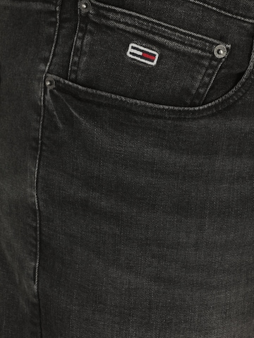 Tommy Jeans Plus - Skinny Calças de ganga em preto