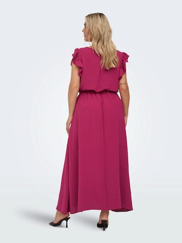 ONLY Carmakoma - Vestido 'CARMETTA' em vermelho