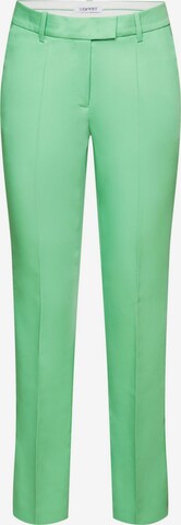 ESPRIT Regular Pantalon in Groen: voorkant