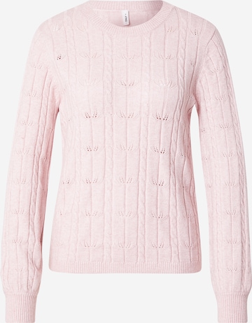 ONLY Pullover 'ONLKatia' in Pink: Vorderseite