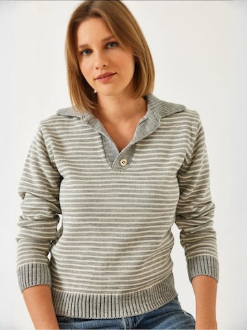Pull-over Bianco Lucci en gris