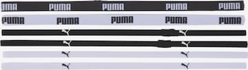 PUMA Sportstirnband in Schwarz: predná strana