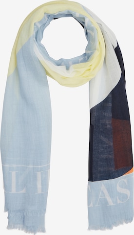 comma casual identity Scarf in Blue: front