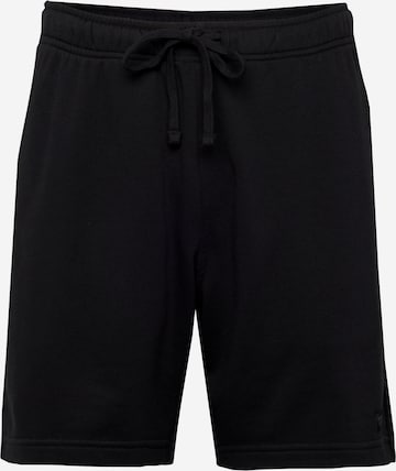 SKECHERS Regularen Športne hlače 'Pull On' | črna barva: sprednja stran