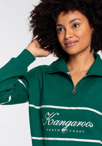 KangaROOS Sweatshirt in Grün