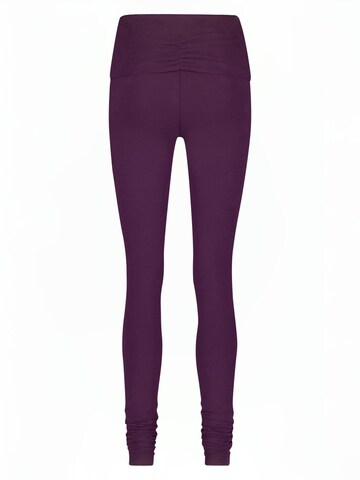 Urban Goddess Yoga & Activewear Slim fit Leggings 'Shaktified Yoga & Pilates' in Purple