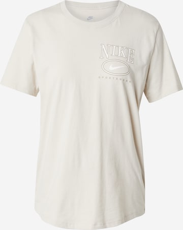 Nike Sportswear Koszulka 'CLUB' w kolorze biały: przód