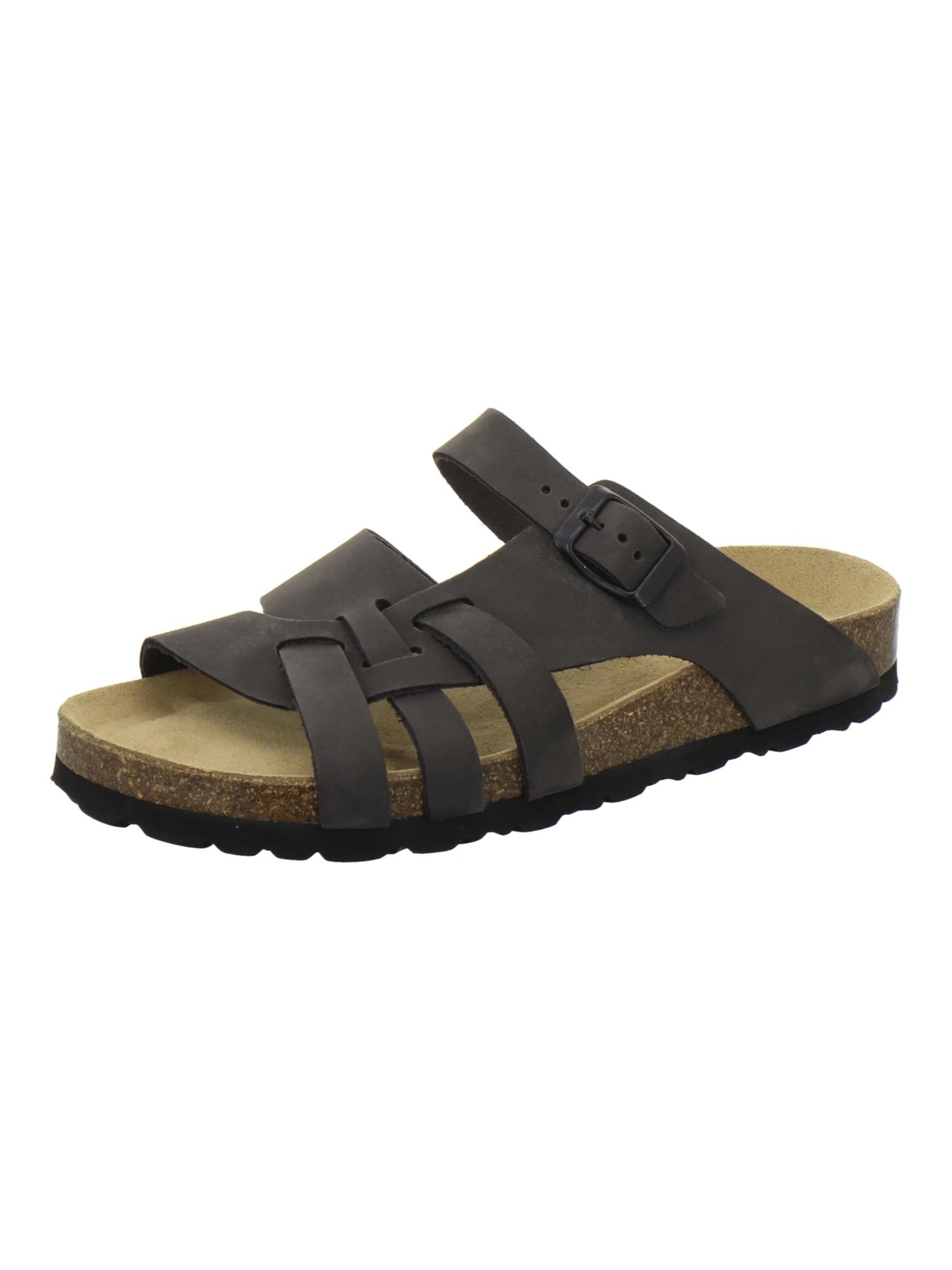 AFS-Schuhe Mules 'Pantoletten Damen Kralle stone' in Grey: front