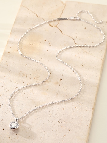 Hey Happiness Necklace 'Crystal Love' in Silver