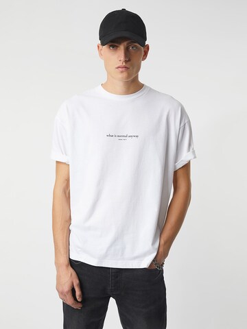 Young Poets Shirt '' in White: front