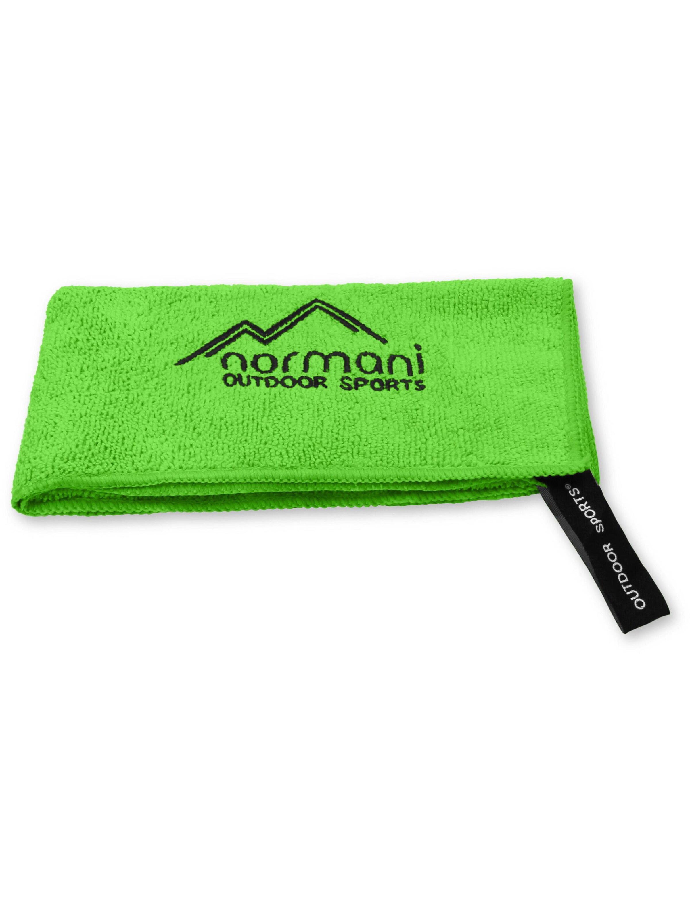 normani Handdoek 'Terry' in Groen: voorkant
