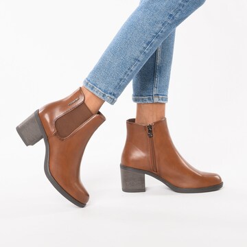 Bottines TOM TAILOR en marron