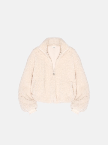 ENRAGE Fleece jacket 'SHERPA' in Beige: front