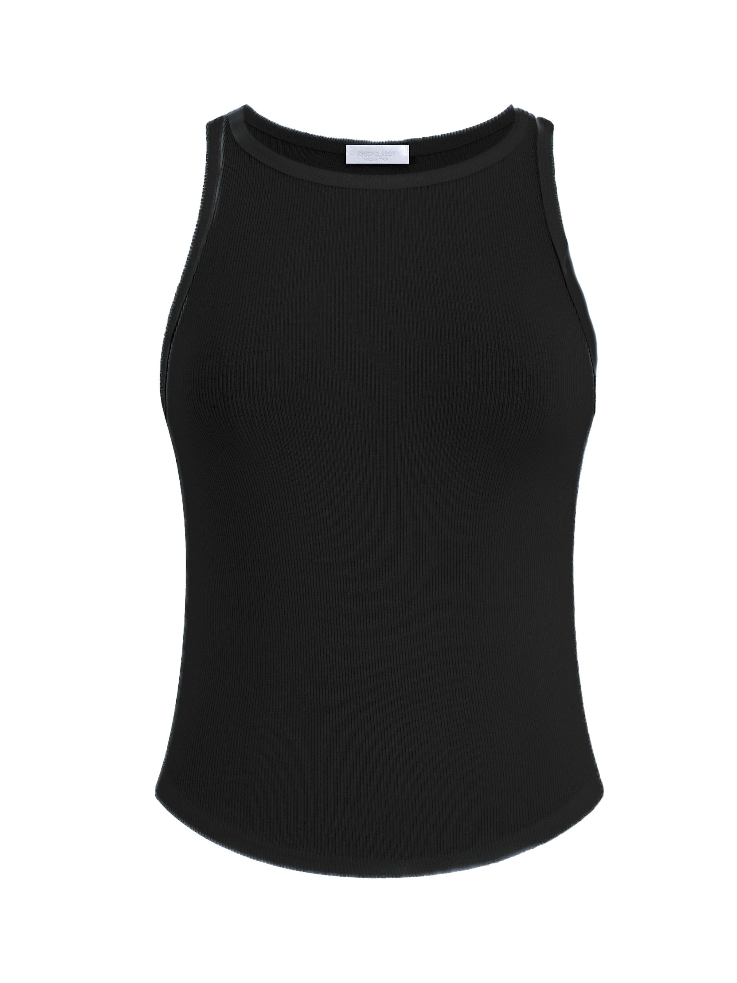SASSYCLASSY Top in Black: front