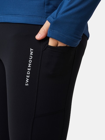SWEDEMOUNT Skinny Sportbroek 'Ultra Light' in Zwart