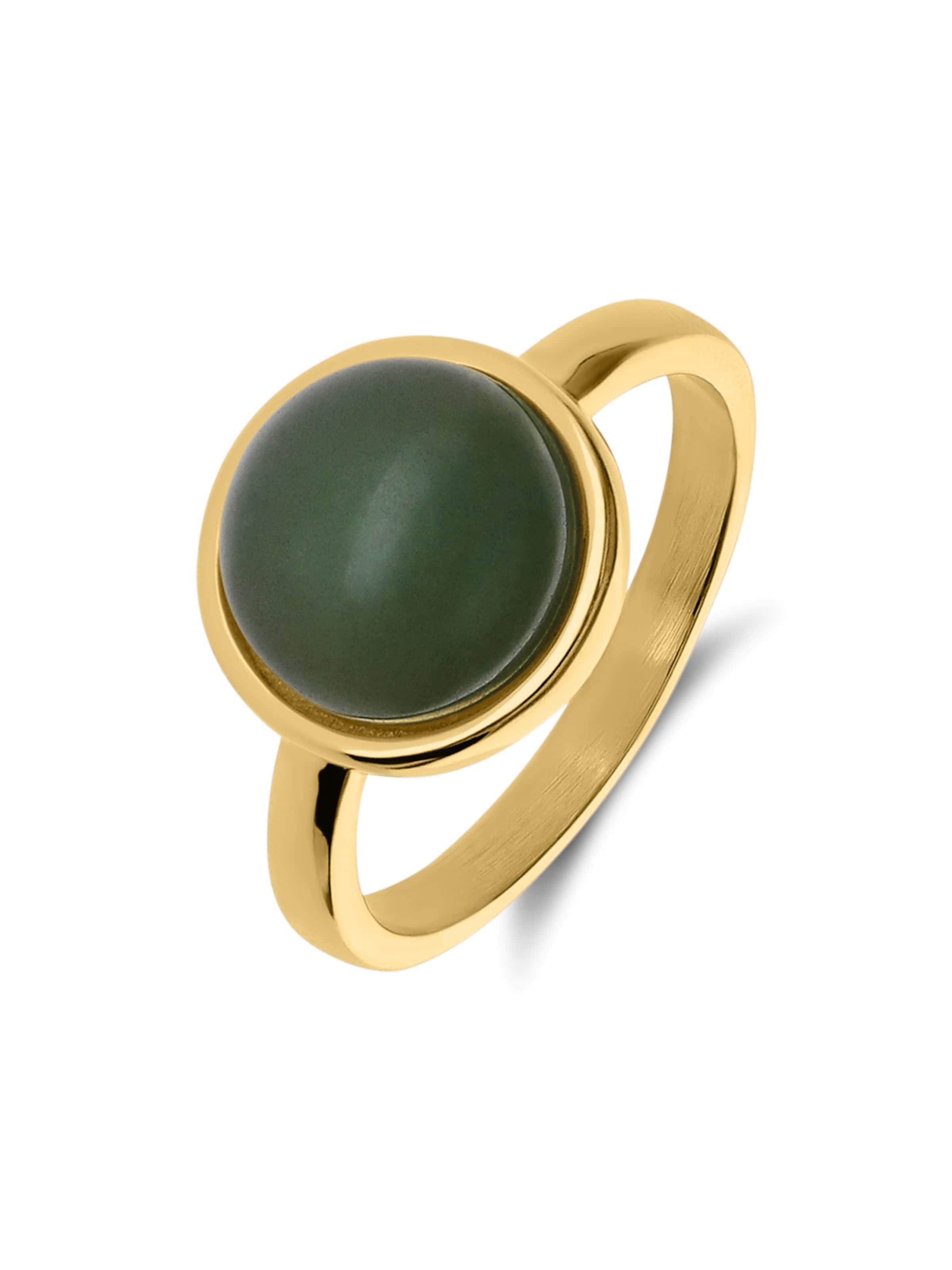 Lucardi Ring in Gold: Vorderseite