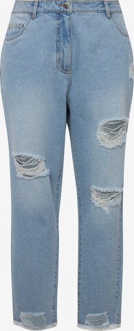 Angel of Style Slimfit Jeans in Blauw: voorkant