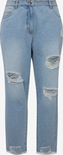 Angel of Style Jeans in de kleur Blauw denim / Lichtblauw, Productweergave