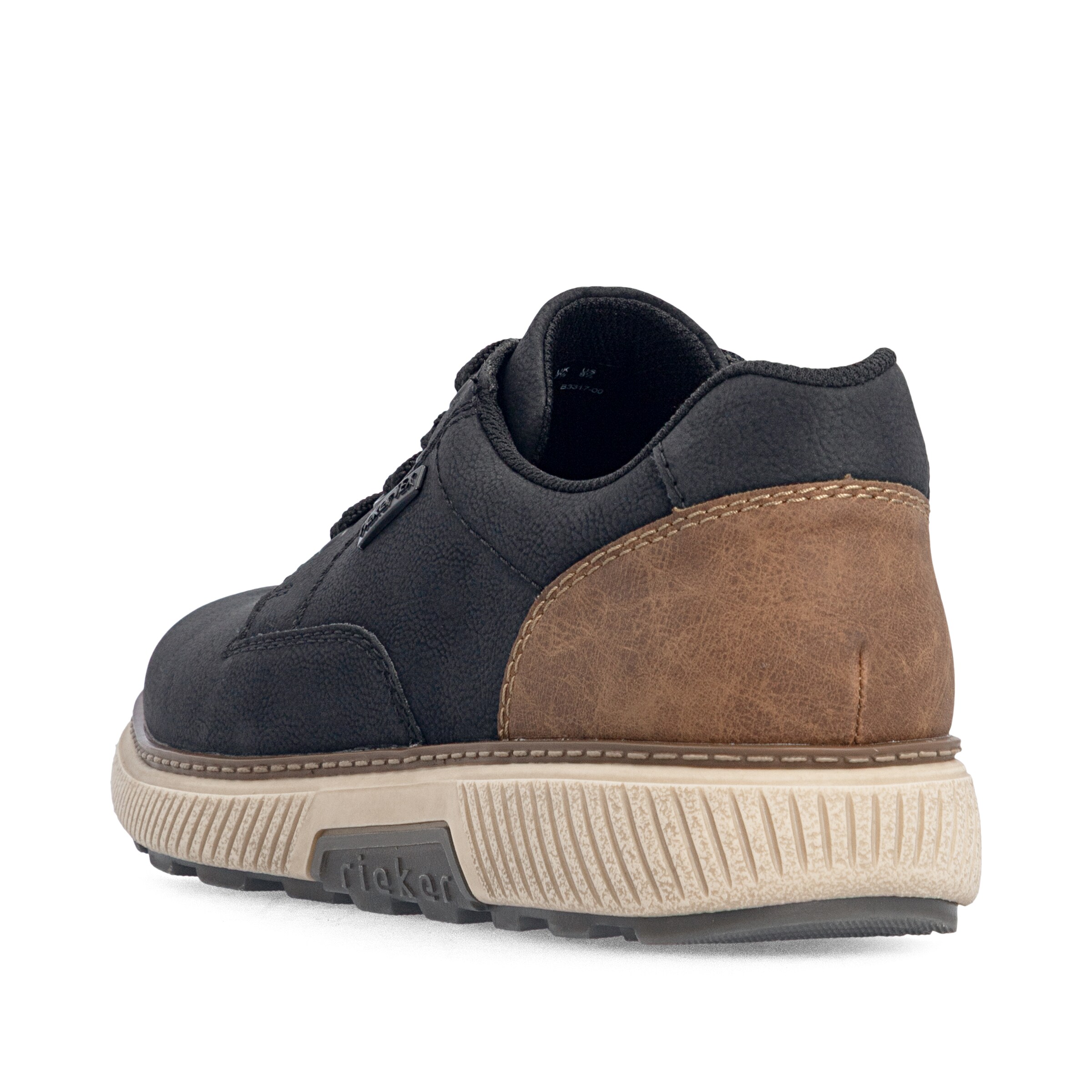 Chaussure de sport à lacets Rieker en noir