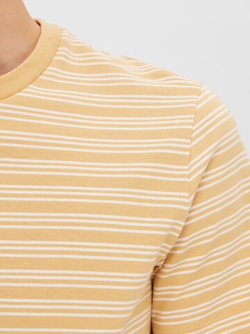 T-Shirt 'Andy' SELECTED HOMME en beige