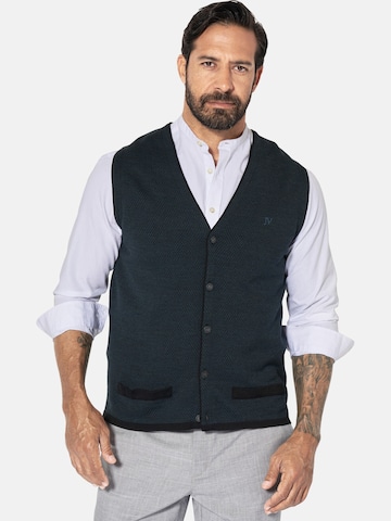 Jan Vanderstorm Vest 'Tane' in Blue: front