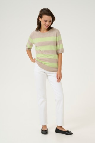 Pull-over 'Lizza' Kaffe en vert