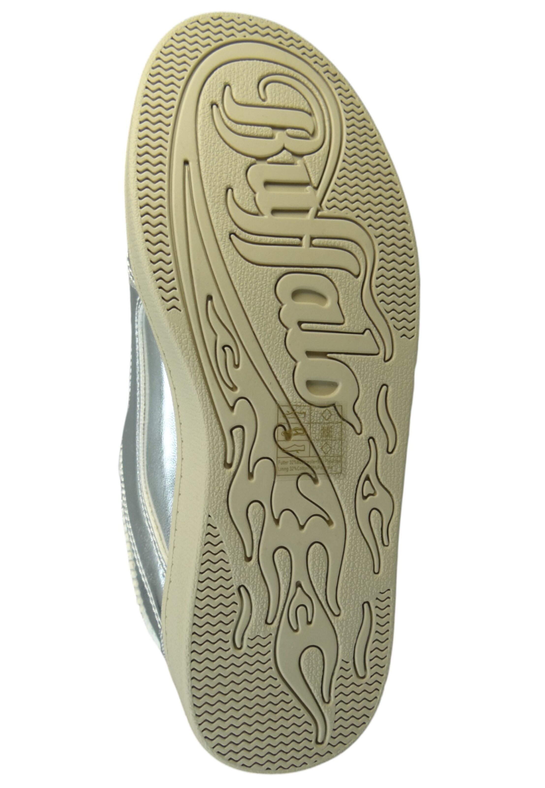 Baskets basses BUFFALO en argent