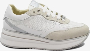 Baskets basses Keys en blanc : devant