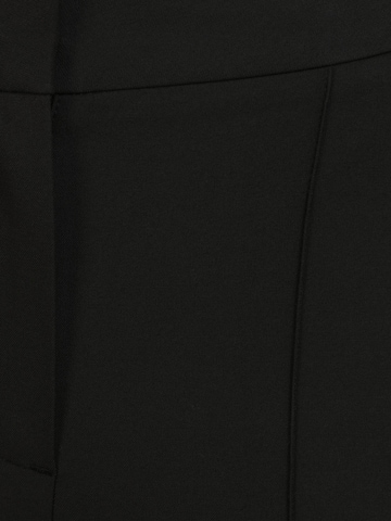 Coupe slim Pantalon 'LISE' Selected Femme Petite en noir