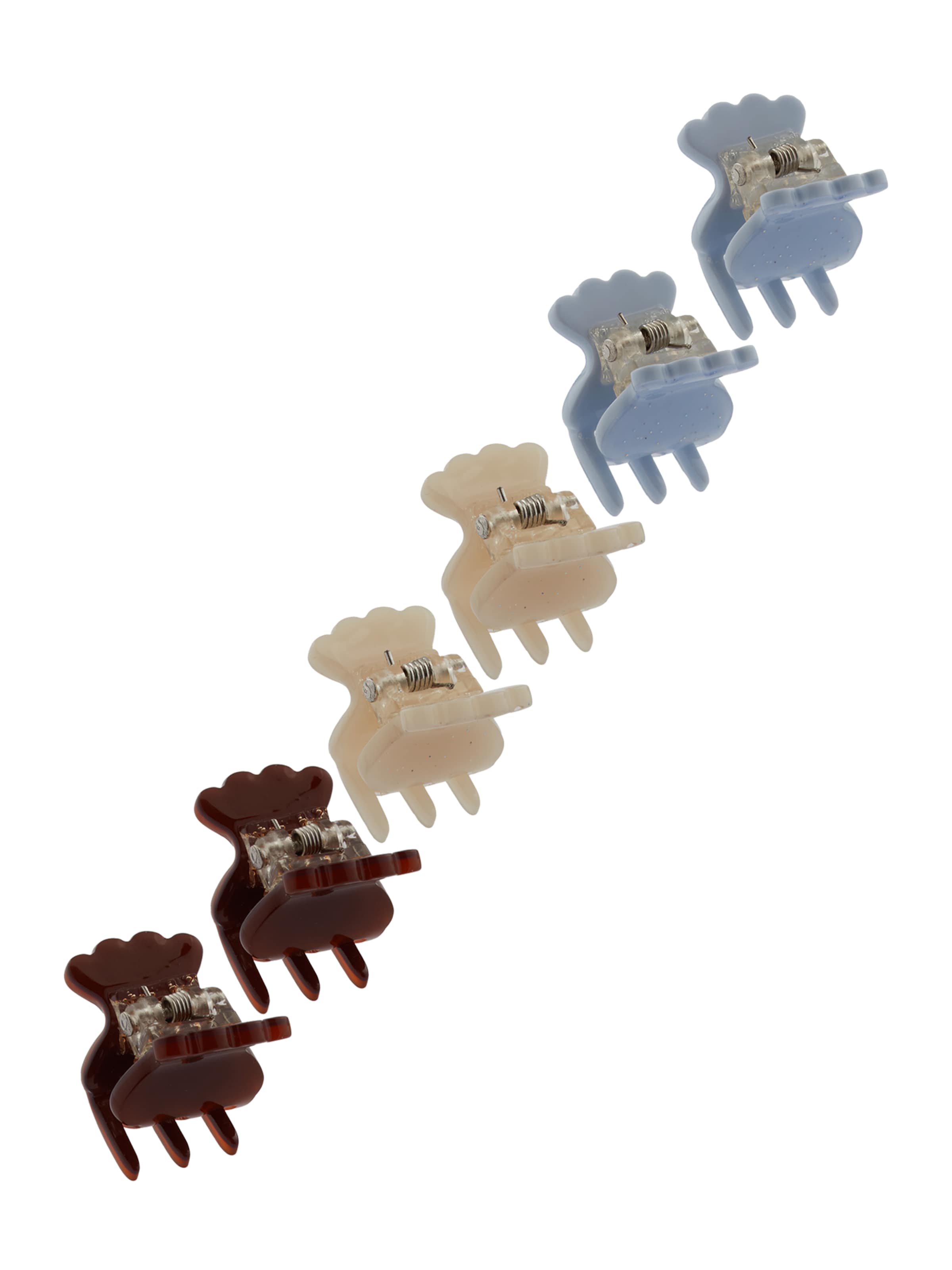 SUI AVA Haarspange in Beige: Vorderseite