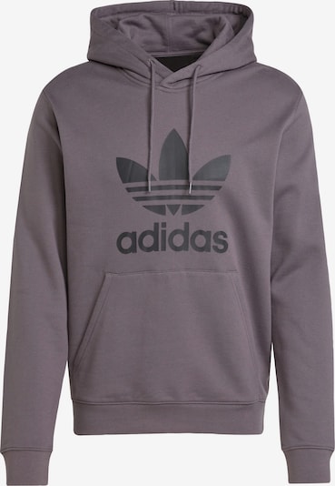 Megztinis be užsegimo 'Adicolor Classics Trefoil' iš ADIDAS ORIGINALS, spalva – antracito spalva / juoda, Prekių apžvalga