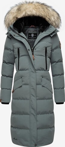 MARIKOO Winter coat 'Schneesternchen' in Blue: front