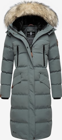 MARIKOO Winter Coat 'Schneesternchen' in Blue: front