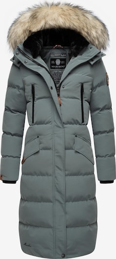 MARIKOO Χειμερινό παλτό 'Schneesternchen' σε μπλε φιμέ, Άποψη προϊόντος