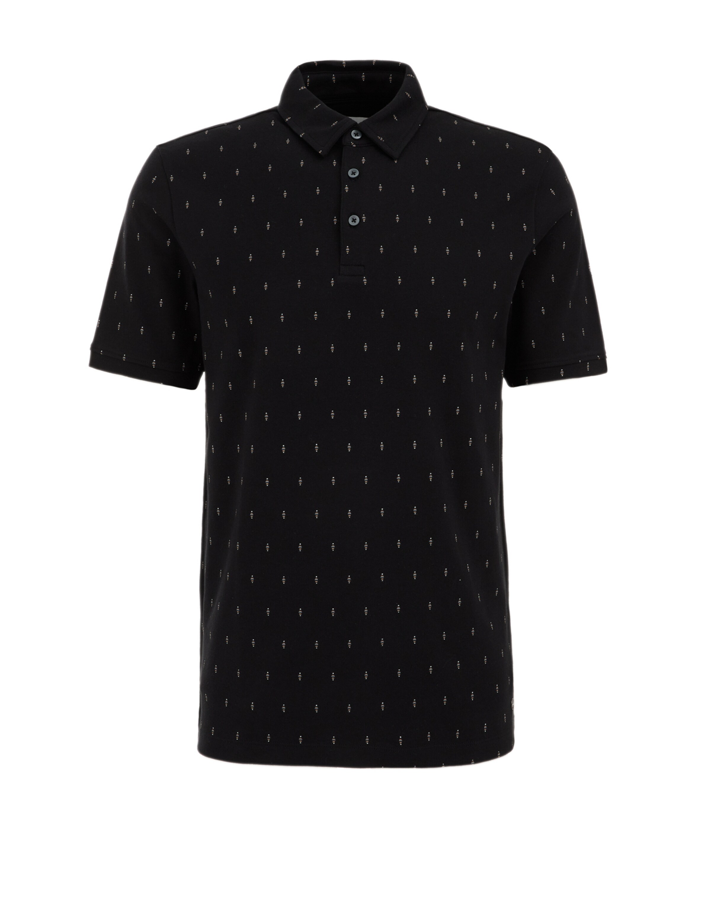 WE Fashion T-shirt i ljusbeige / ljusgrå / svart, Produktvy