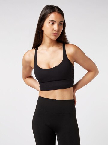 YO-GAYA Bustier Sport bh in Zwart: voorkant