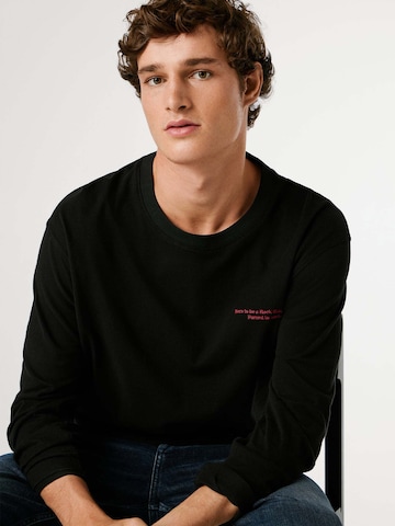 T-Shirt 'SOMER LS' Pepe Jeans en noir