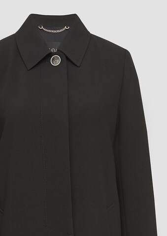 s.Oliver BLACK LABEL Between-seasons coat in Black