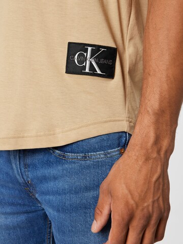 bēšs Calvin Klein Jeans T-Krekls