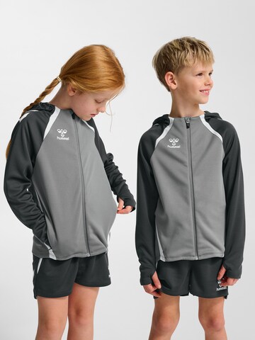 Hummel Sports sweat jacket 'Ead 2.0' in Grey: front