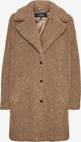 VERO MODA Between-Seasons Coat 'KYLIE' in Brown: front