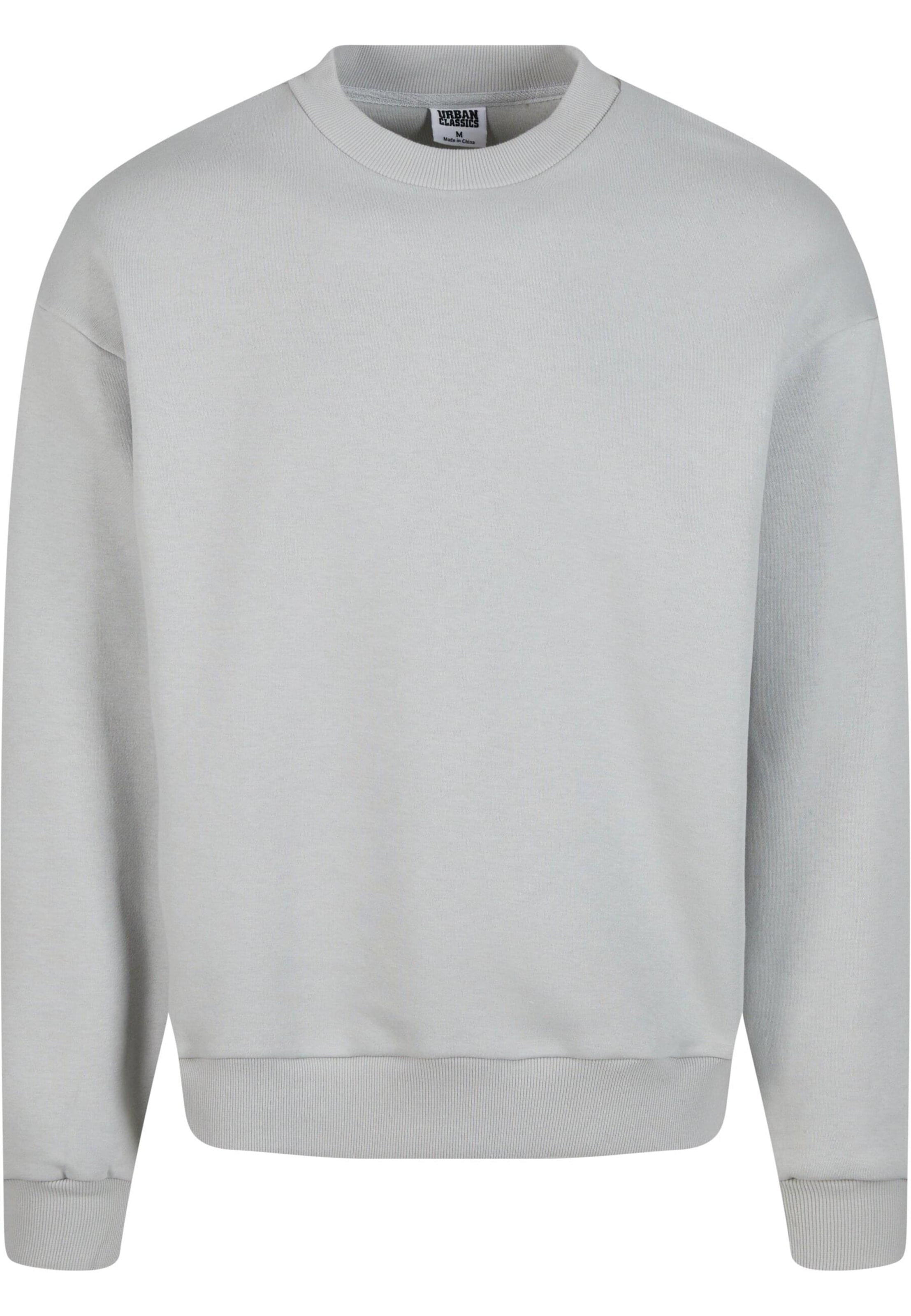 Urban Classics Sweatshirt in Grey: front