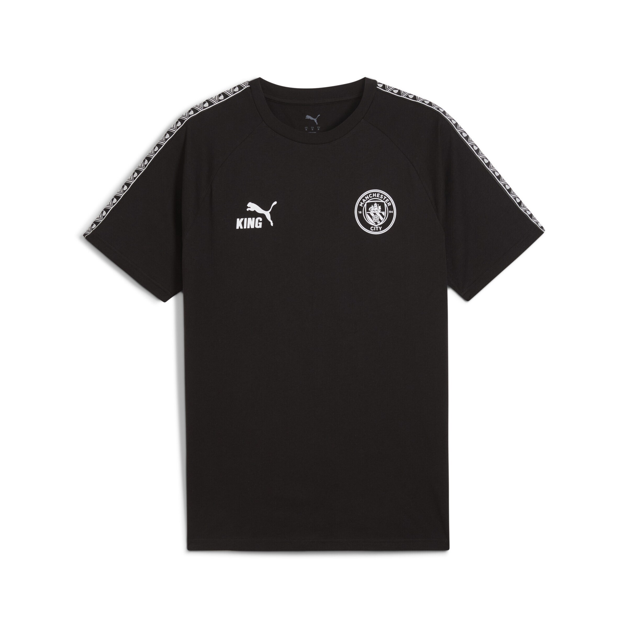 T-Shirt fonctionnel 'Manchester City' PUMA en noir : devant