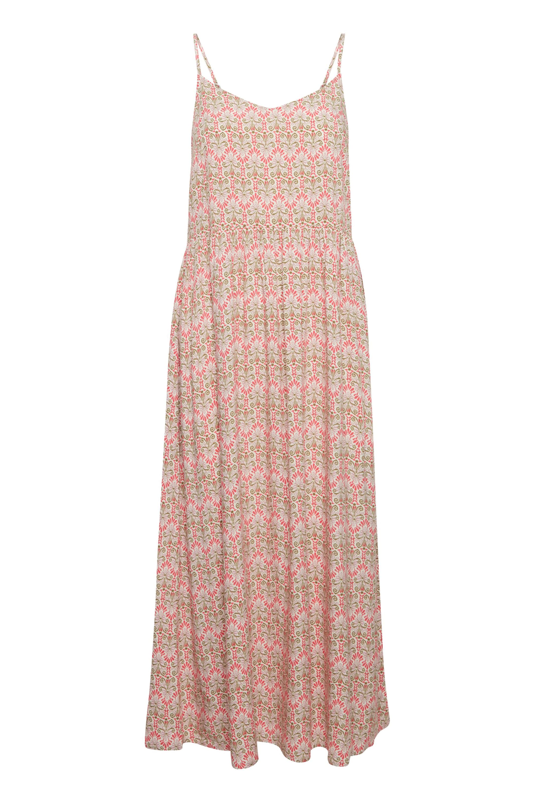 Fransa Sommerkleid 'Fun Dr 2' in beige / grau / pink, Produktansicht