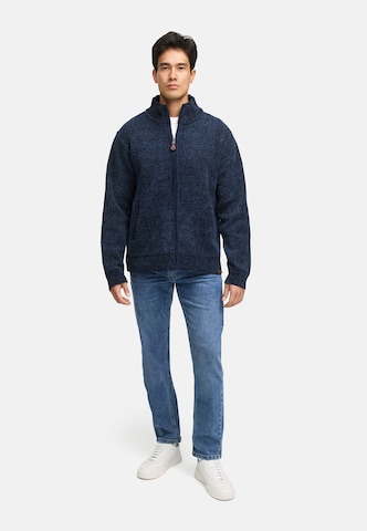 INDICODE JEANS Knit cardigan ' INFilion ' in Blue