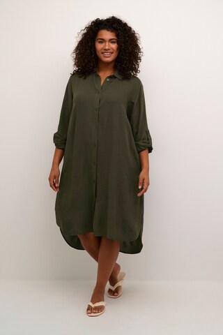 KAFFE CURVE Dress 'Mille' in Green