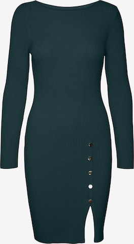 VERO MODA Knitted dress in Green: front