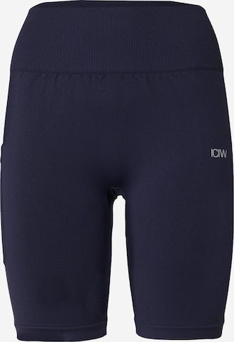 ICANIWILL Sportshorts in Blau: Vorderseite